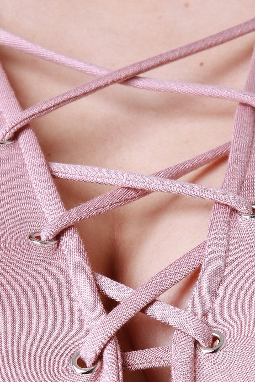 Mock Chocker Corset Yoke Distressed Dress - NoveltyOne