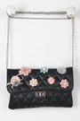 Girly Embellishments Quilted Crossbody Bag - NoveltyOne