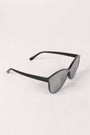 Stud Accent Mirrored Plastic Frame Wayfarer Sunglasses