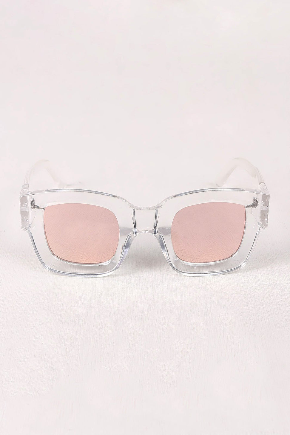 Mirrored Lens Wayfarer Sunglasses
