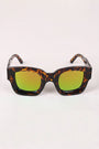 Mirrored Lens Wayfarer Sunglasses