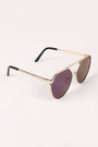 Geometric-Shape Mirrored Lens Sunglasses - NoveltyOne