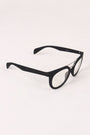 Printed Frame Round Clear Lens Glasses