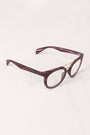 Printed Frame Round Clear Lens Glasses