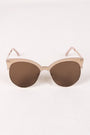 Tinted Round Clubmaster Sunglasses