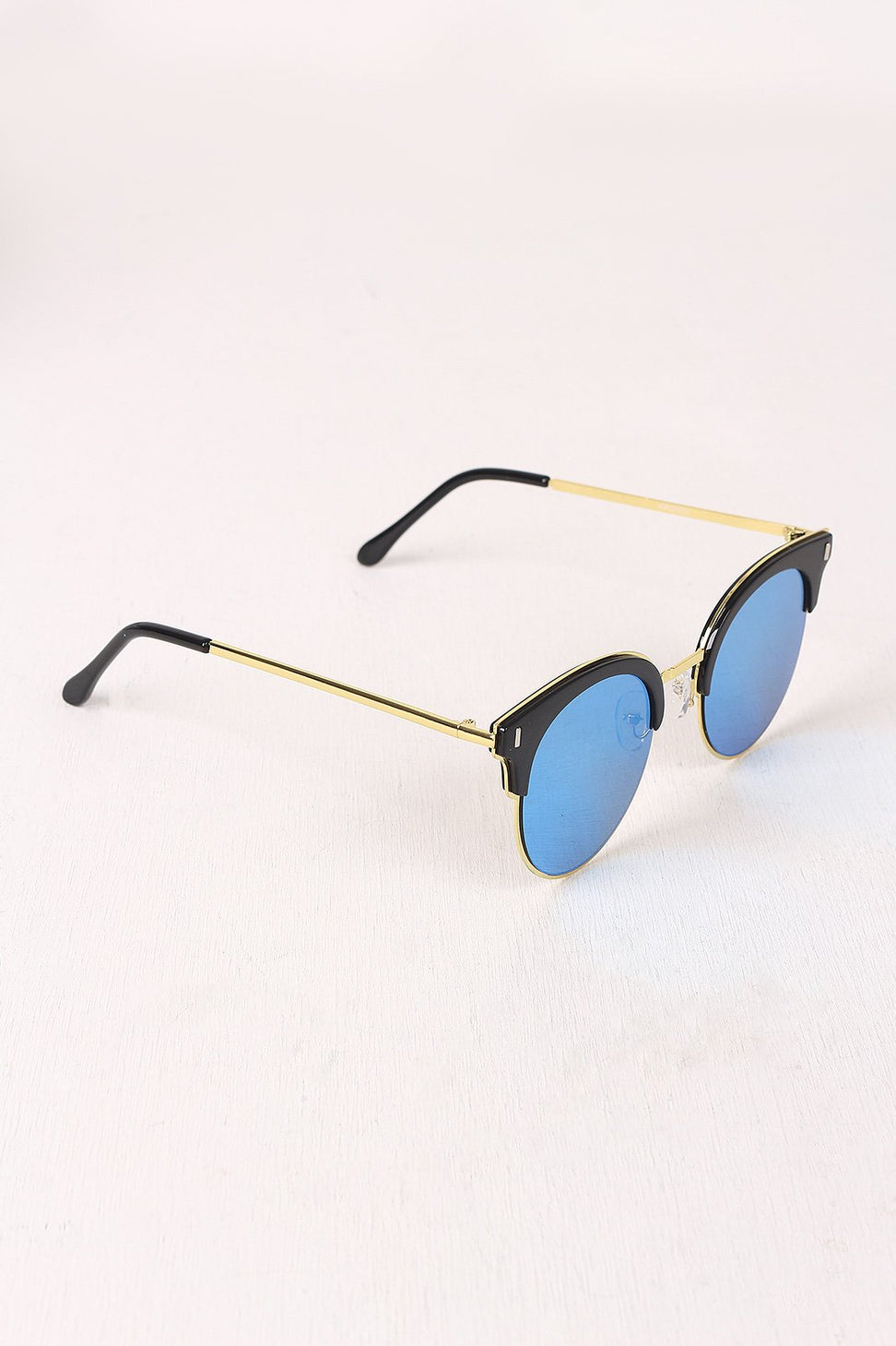Round Clubmaster Sunglasses