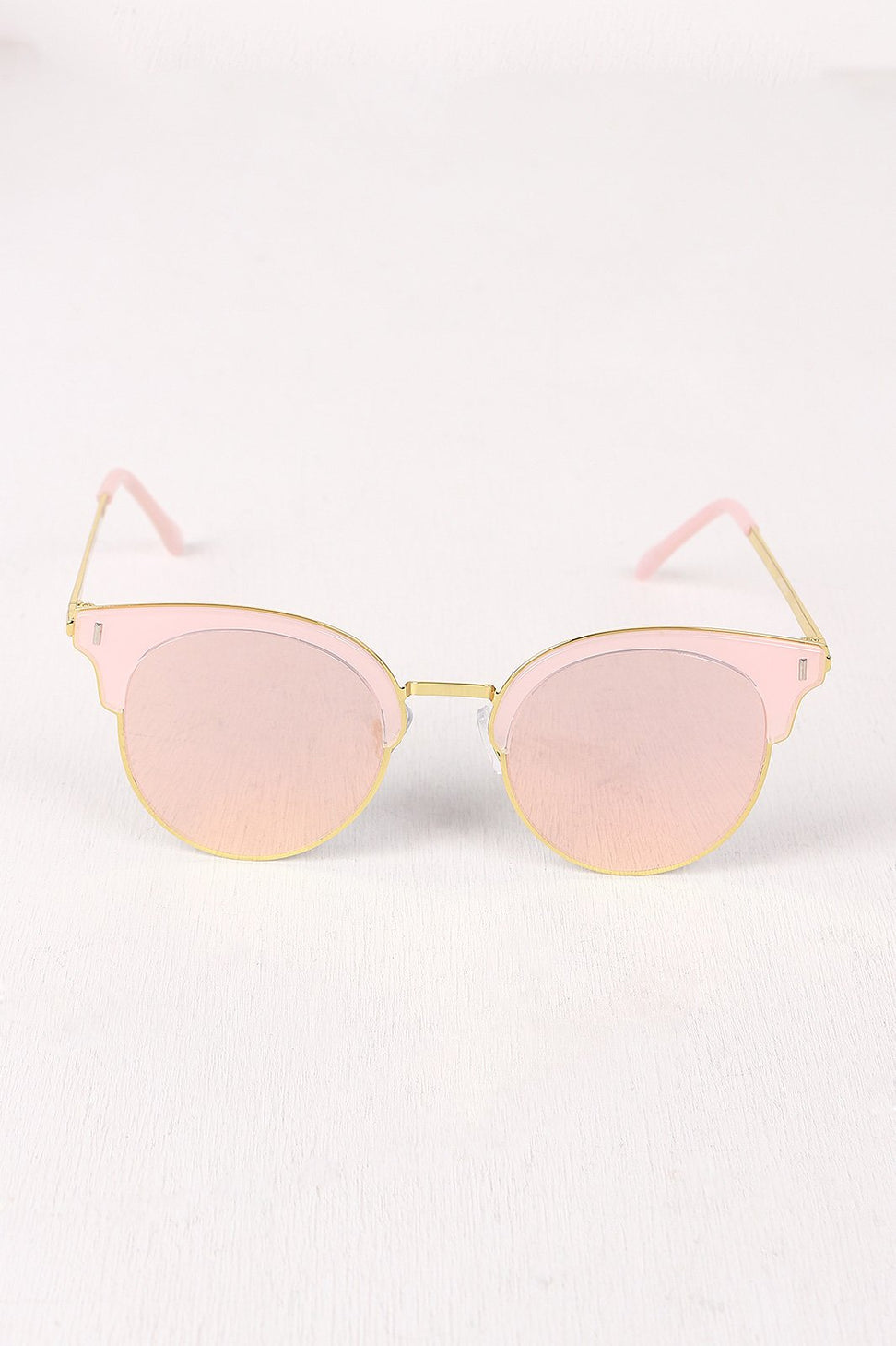 Round Clubmaster Sunglasses