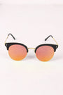 Round Clubmaster Sunglasses
