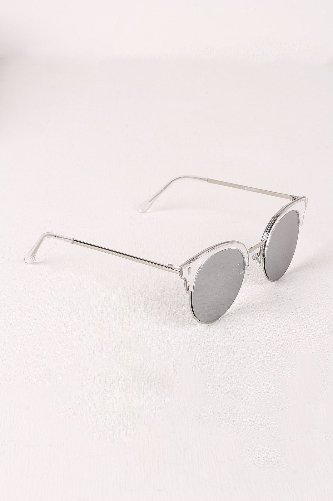 Round Clubmaster Sunglasses