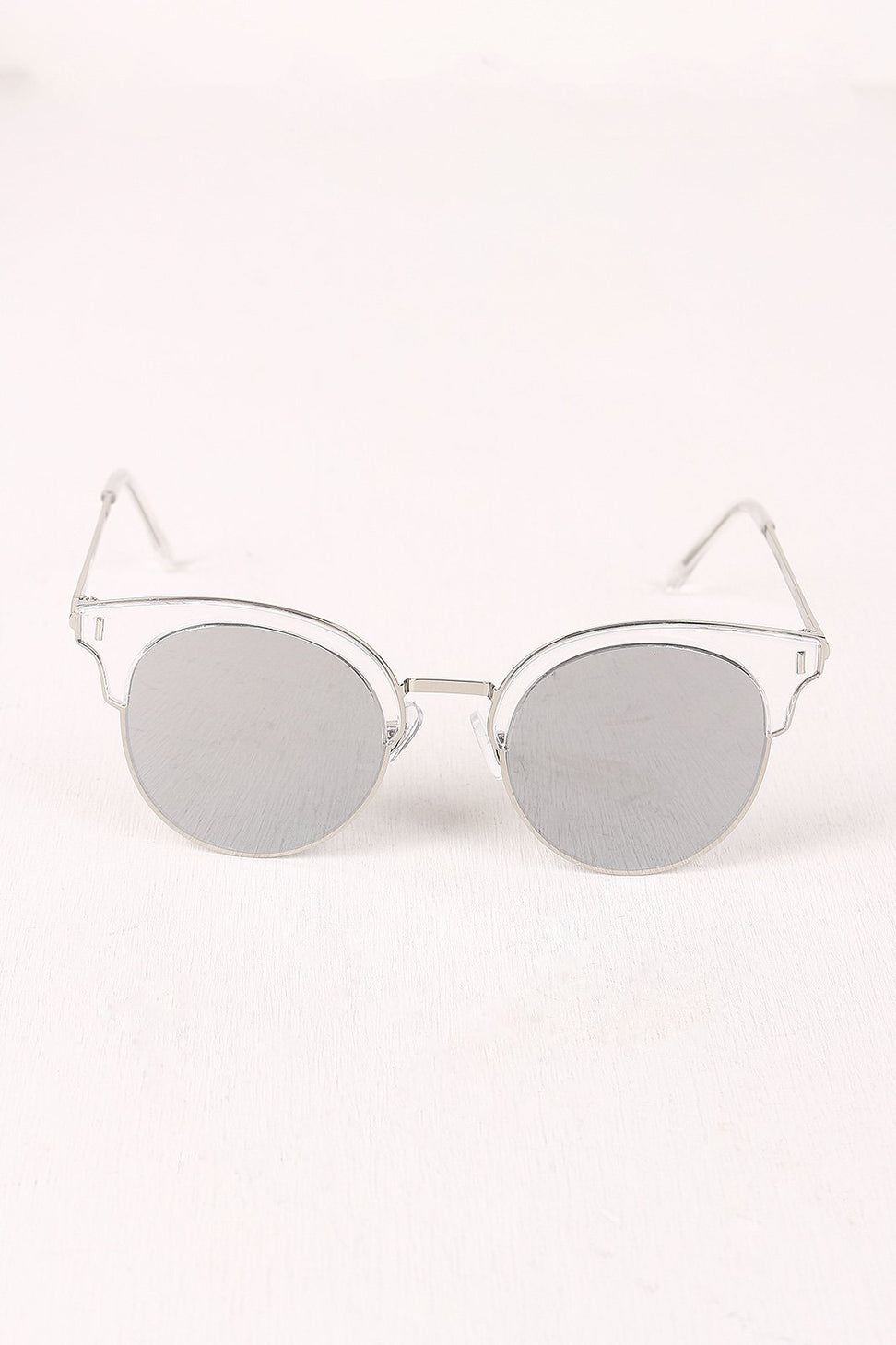 Round Clubmaster Sunglasses
