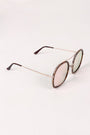 Double Bridge Round Mirrored Sunglasses - NoveltyOne