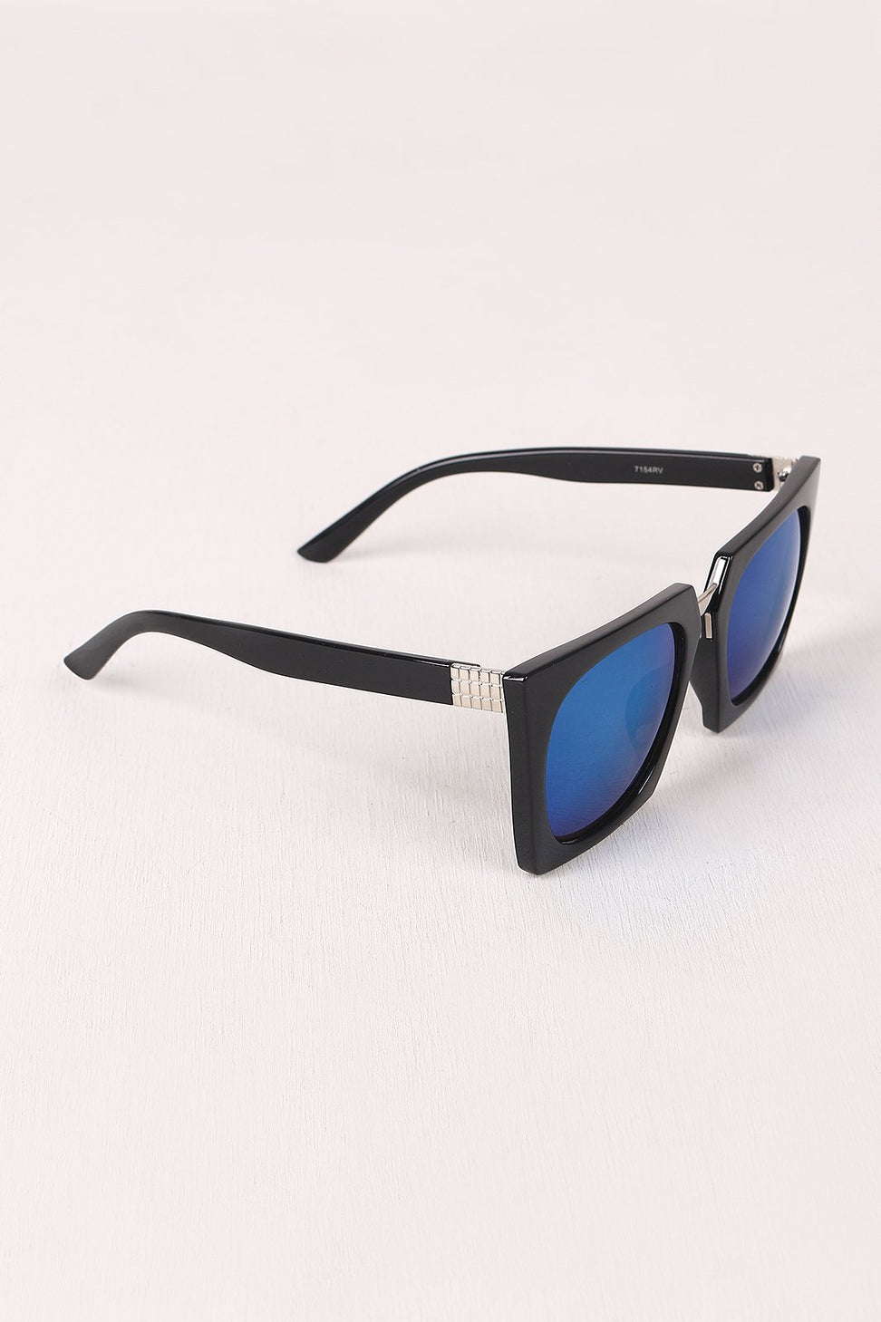 Geometric-Shape Plastic Frame Mirrored Sunglasses - NoveltyOne