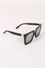 Geometric-Shape Plastic Frame Mirrored Sunglasses - NoveltyOne