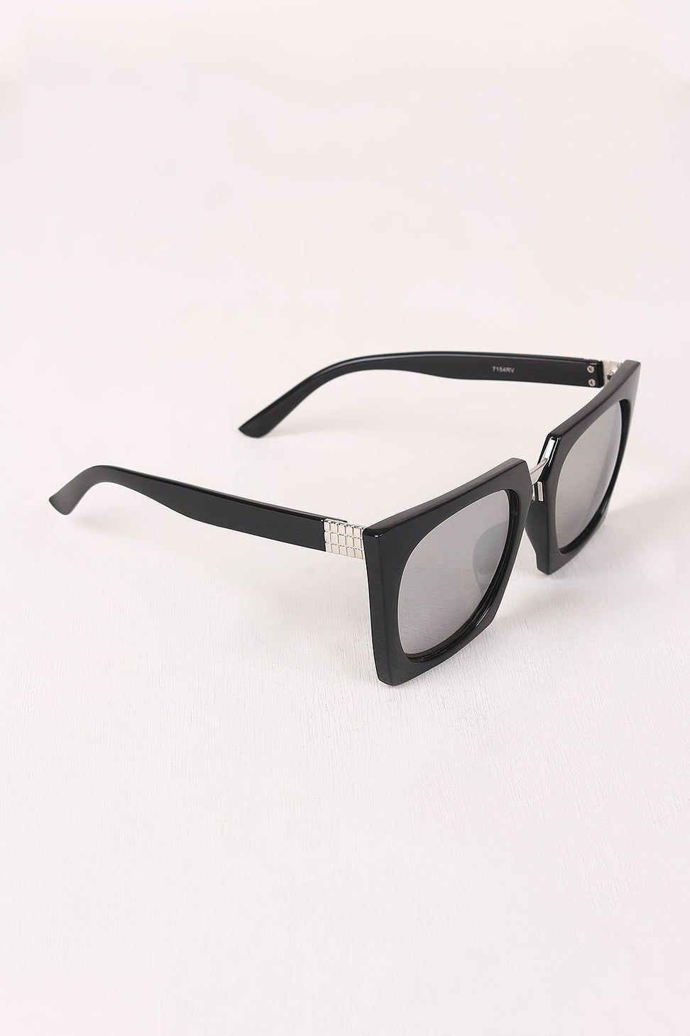 Geometric-Shape Plastic Frame Mirrored Sunglasses - NoveltyOne