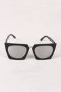 Geometric-Shape Plastic Frame Mirrored Sunglasses - NoveltyOne