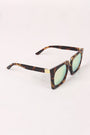 Geometric-Shape Plastic Frame Mirrored Sunglasses - NoveltyOne