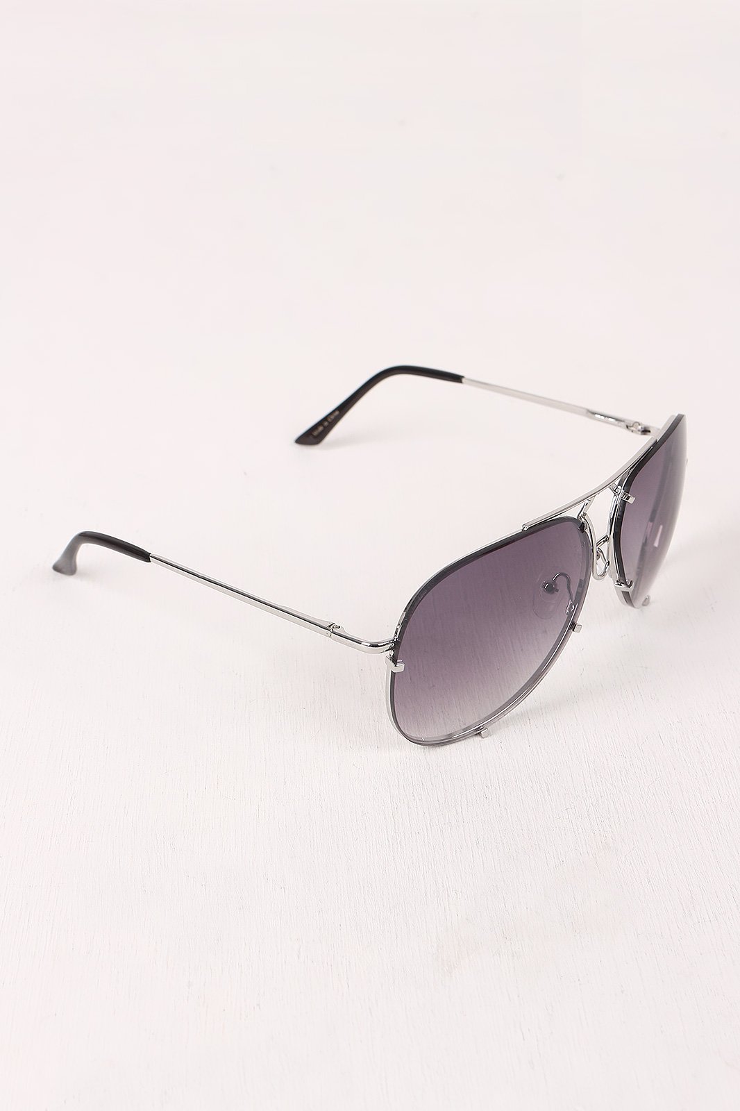 Wire Frame Gradient Aviator Sunglasses