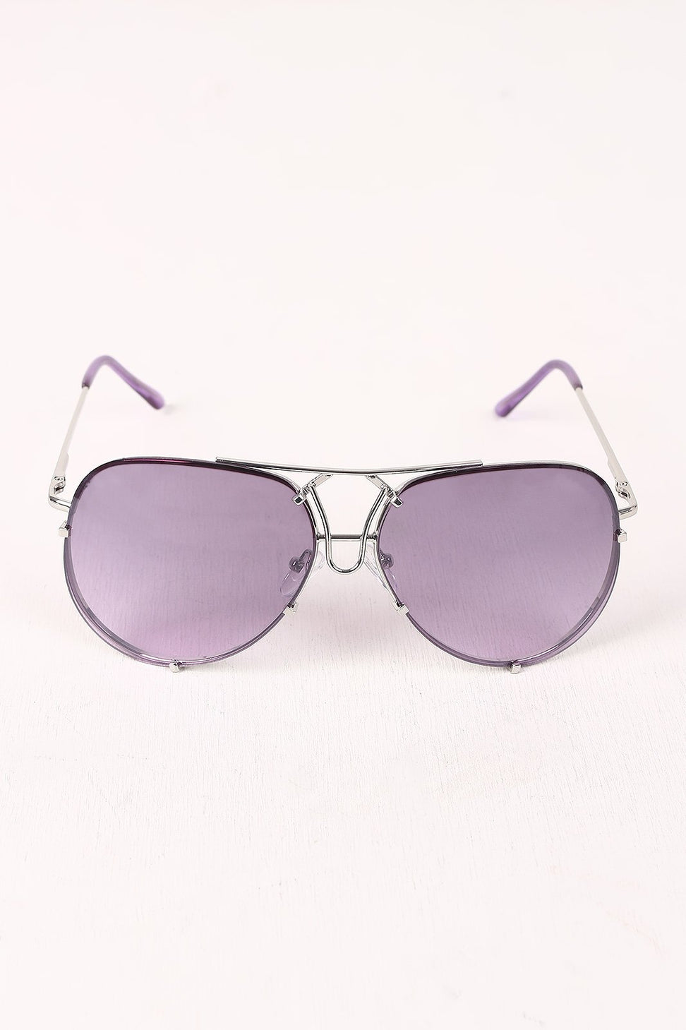 Wire Frame Gradient Aviator Sunglasses