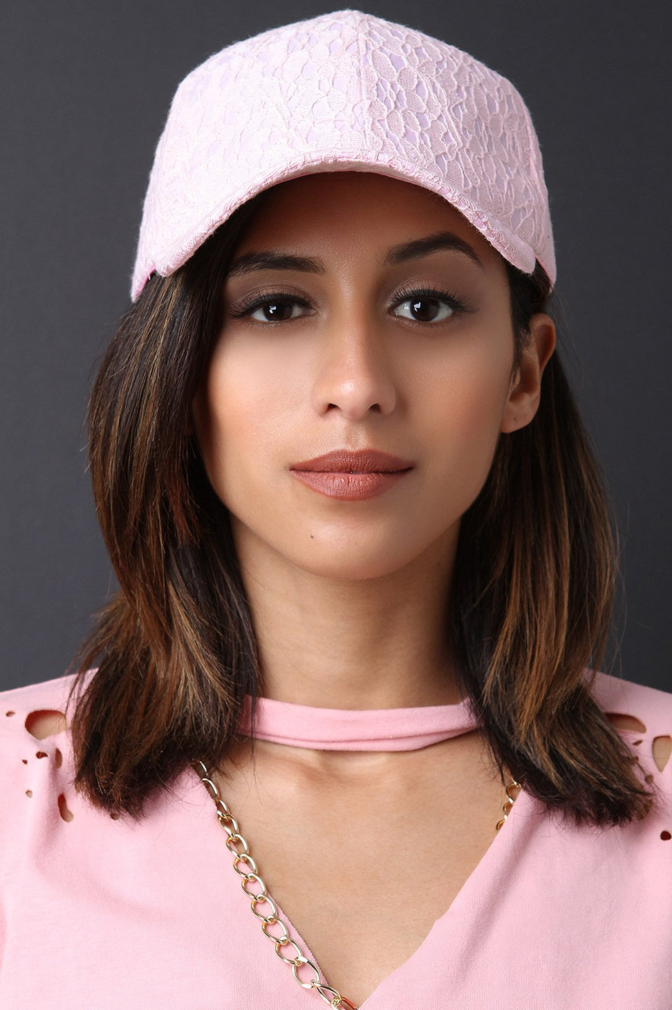 Floral Crochet Girly Baseball Cap - NoveltyOne