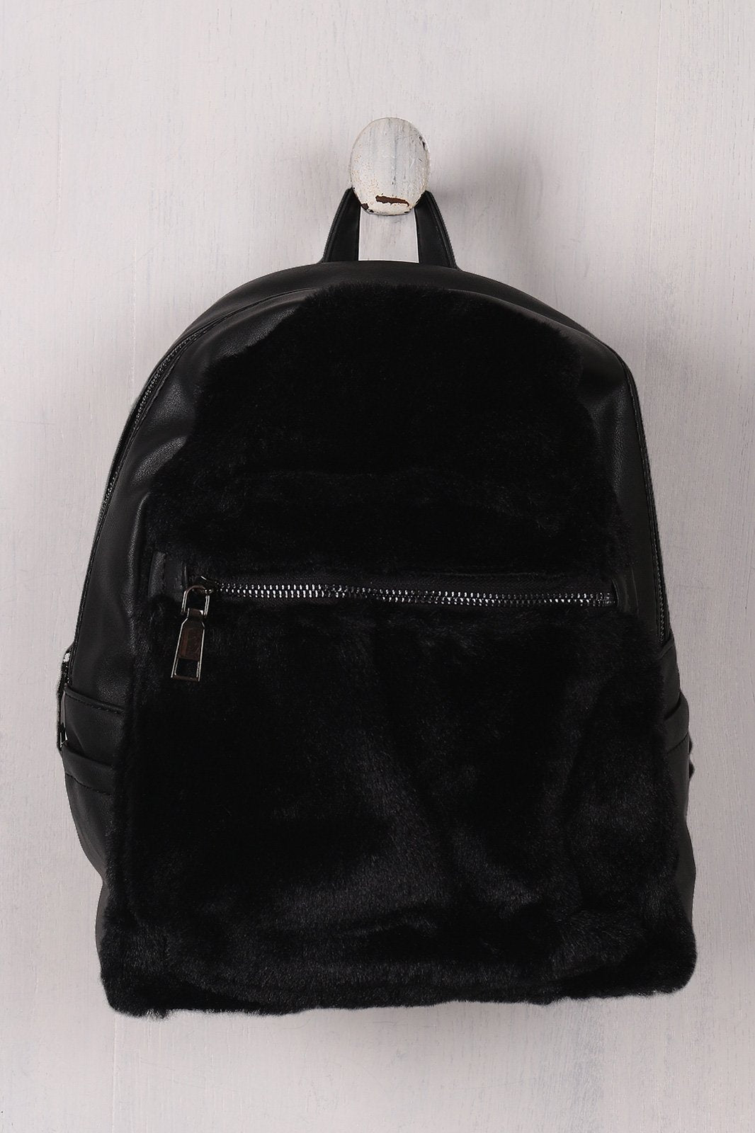 Faux Fur Mini Backpack