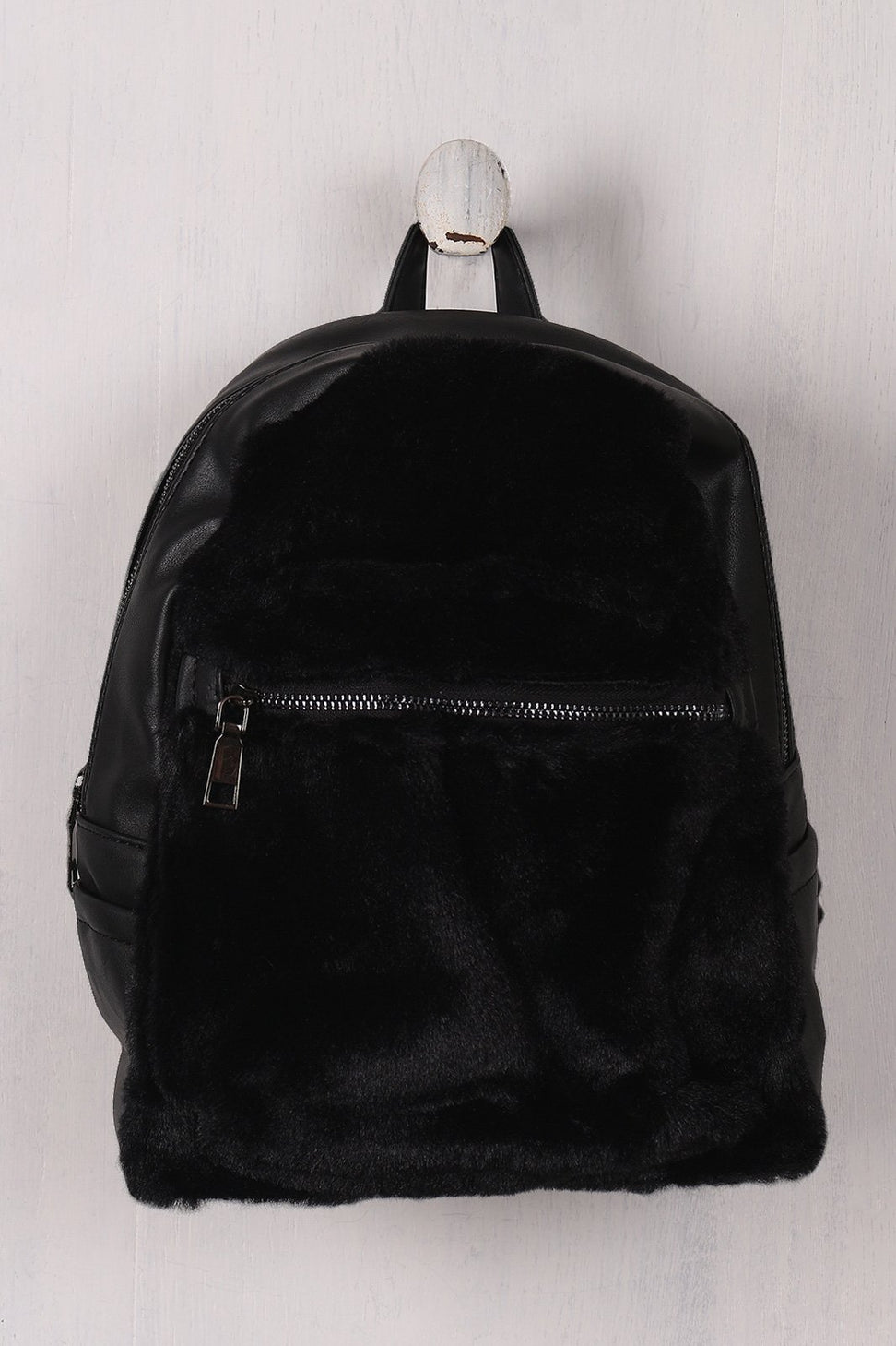 Faux Fur Mini Backpack