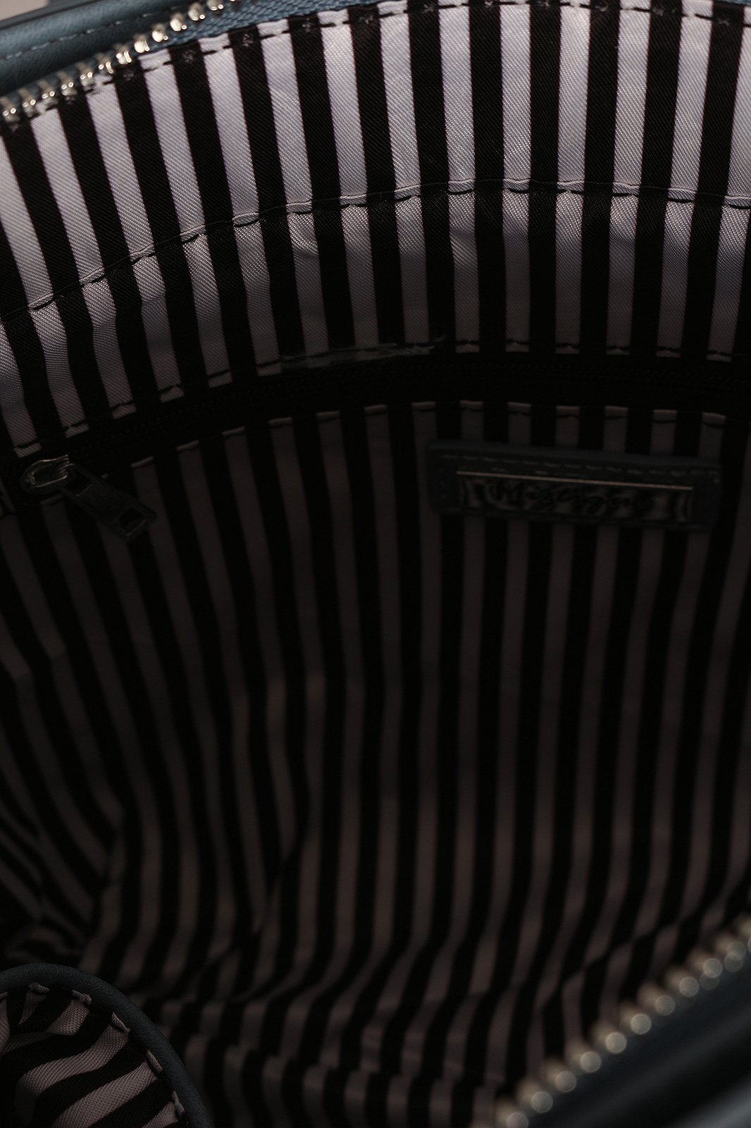 Vegan Leather Zipper Embellishment Bag