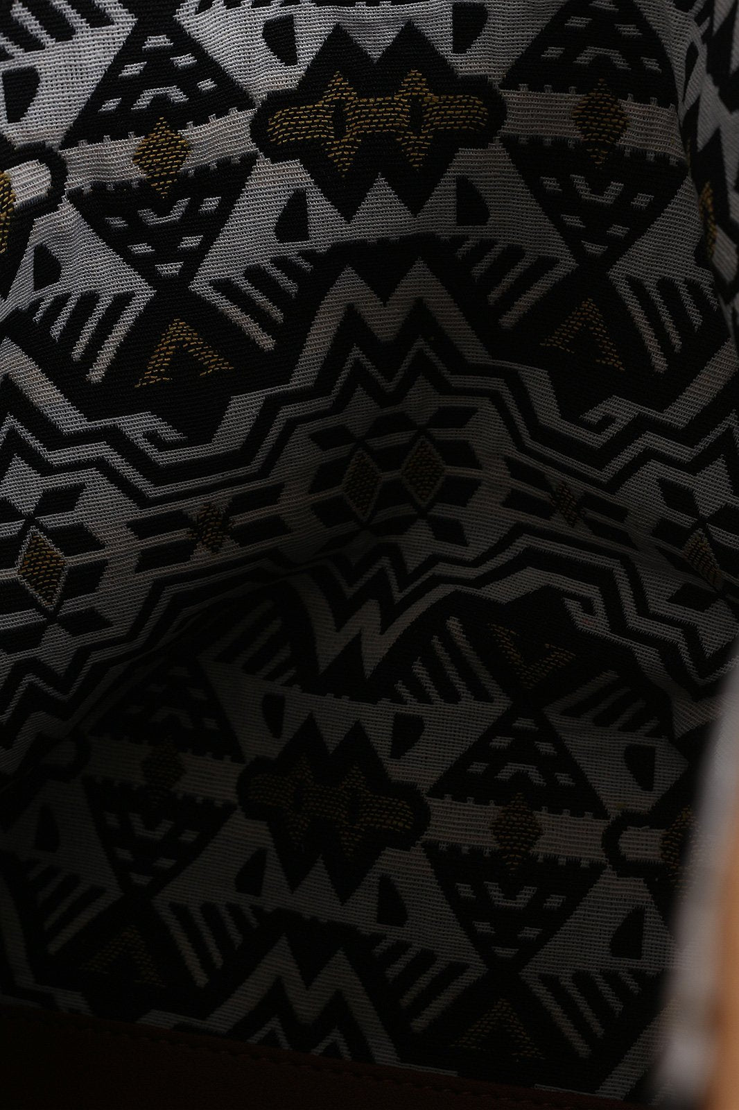 Embroidered Floral Reversible Tribal Tote Bag