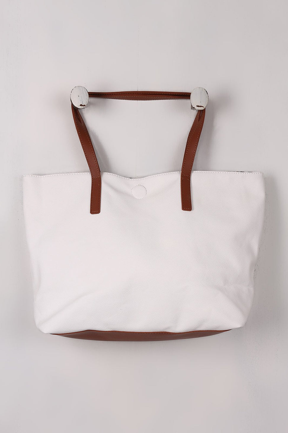 Embroidered Floral Reversible Tribal Tote Bag