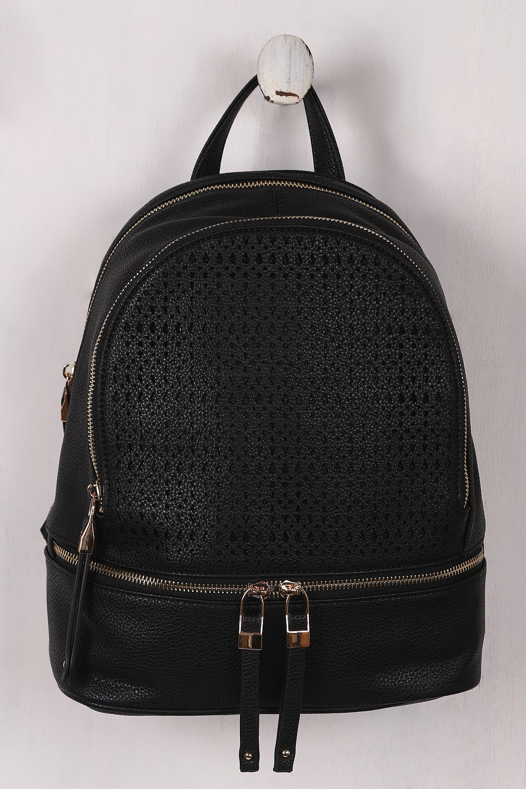 Laser Cutout Front Mini Backpack