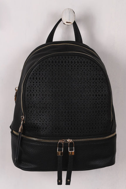 Laser Cutout Front Mini Backpack
