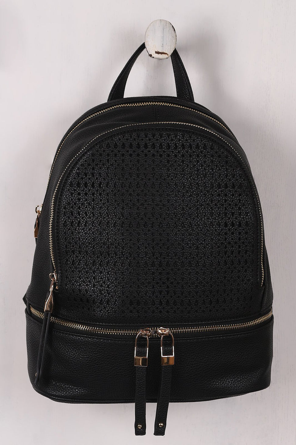 Laser Cutout Front Mini Backpack
