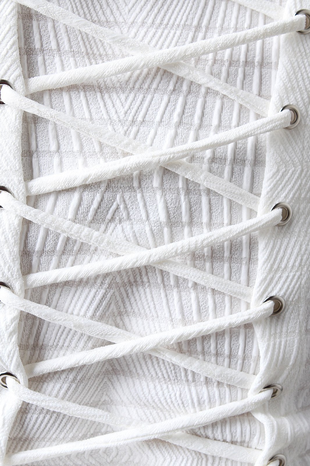 Textured Corset Back Midi Dress