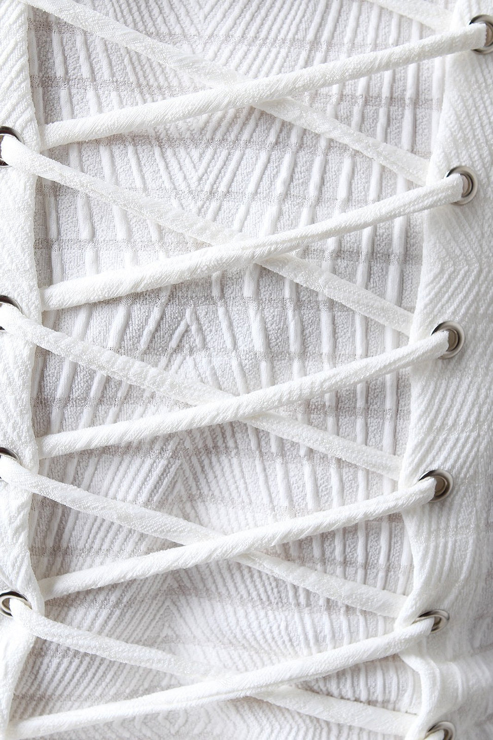 Textured Corset Back Midi Dress