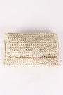 Crochet Paper Straw Chain Clutch