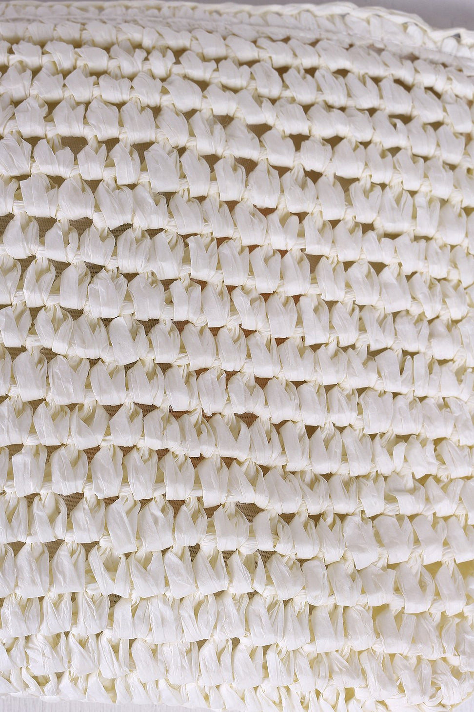 Crochet Paper Straw Tassel Clutch