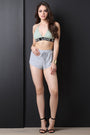 Terry Knit Drawstring Shorts