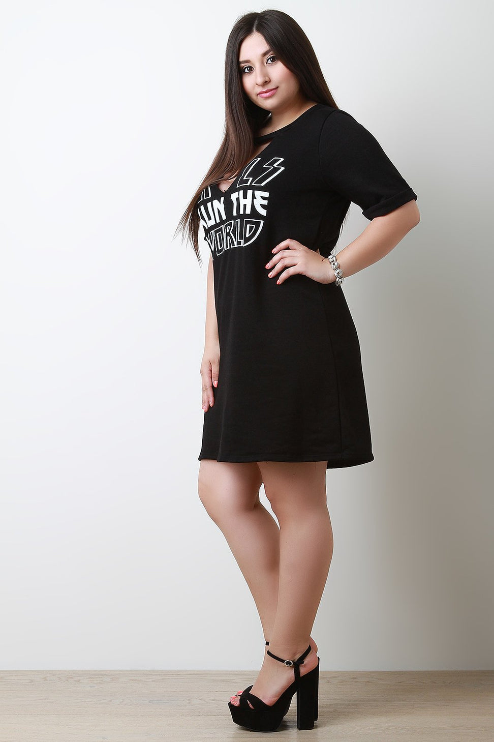Girls Run The World Mini Dress - NoveltyOne