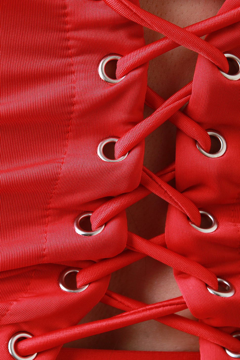 Stretchy Corset Back Tube Top