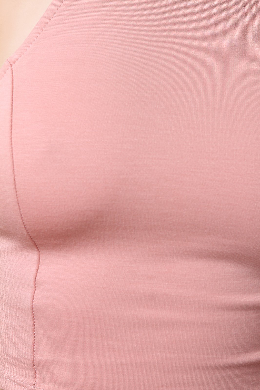 Simple Jersey Knit Sleeveless Crop Top