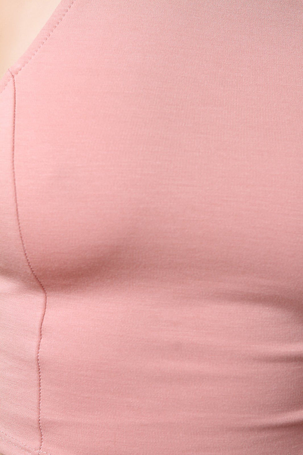 Simple Jersey Knit Sleeveless Crop Top