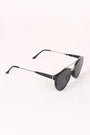 Retro Double Bridge Round Lens Sunglasses