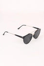 Retro Double Bridge Round Lens Sunglasses