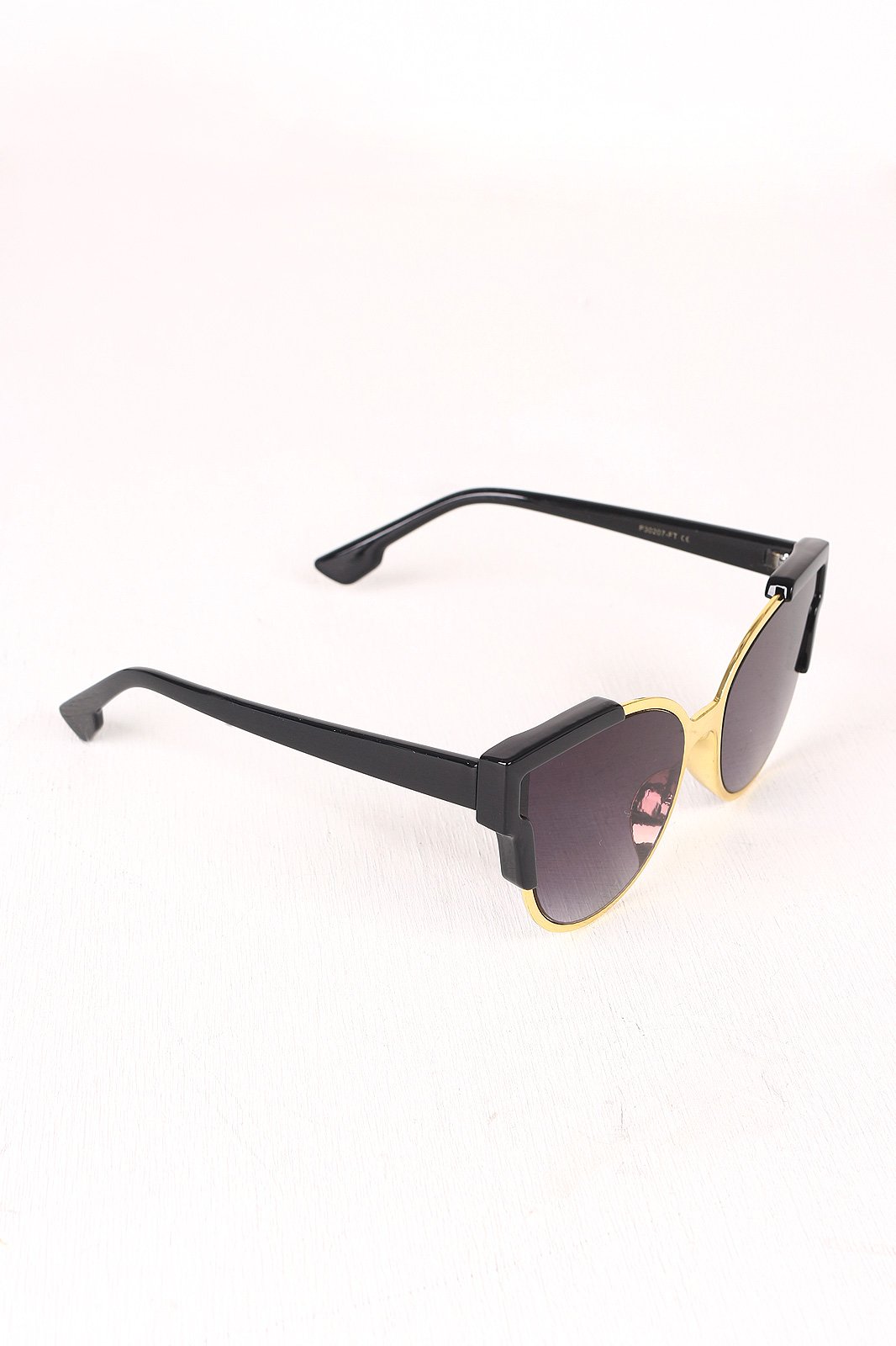 Tinted Retro Clubmaster Sunglasses
