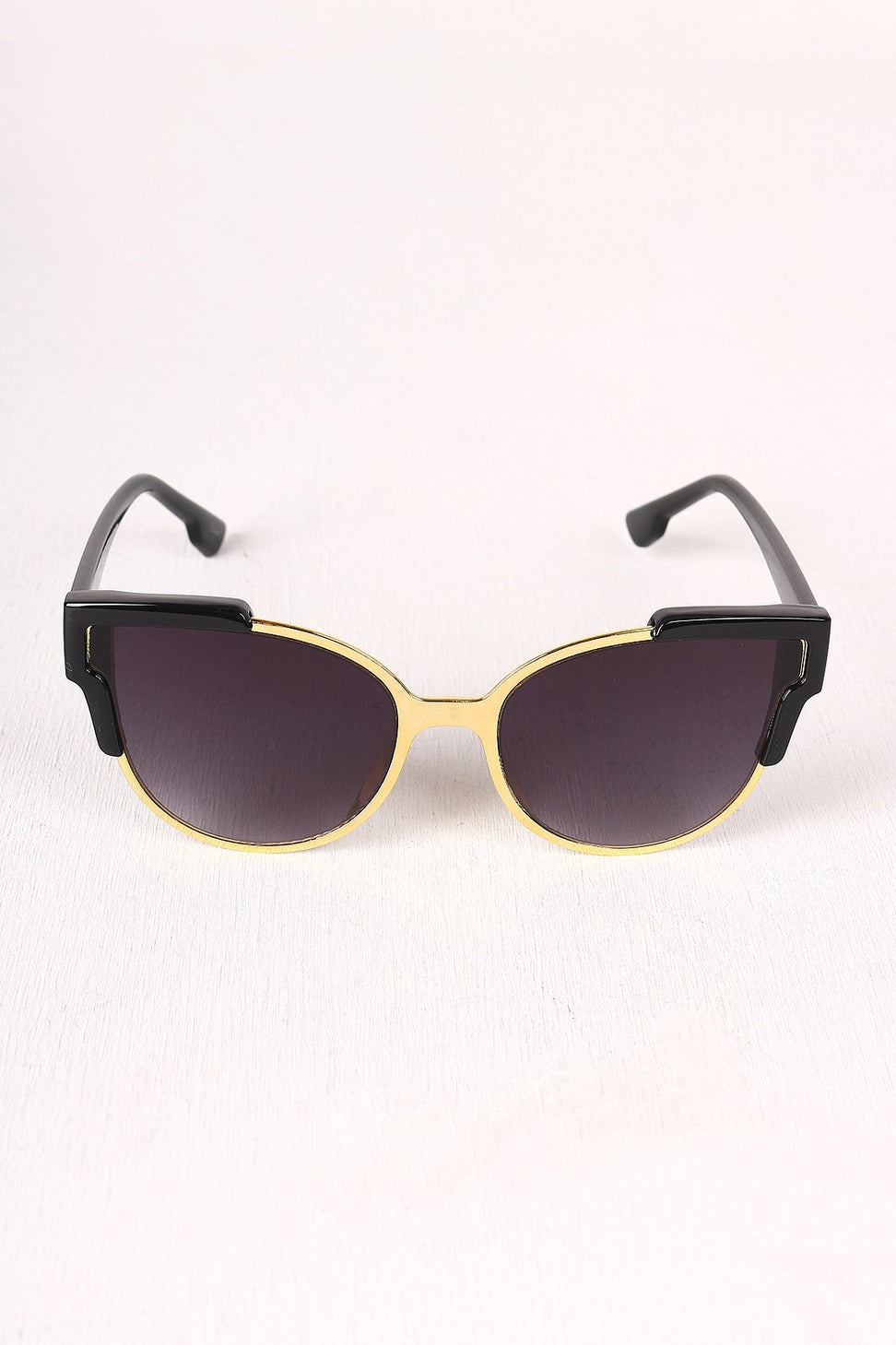 Tinted Retro Clubmaster Sunglasses