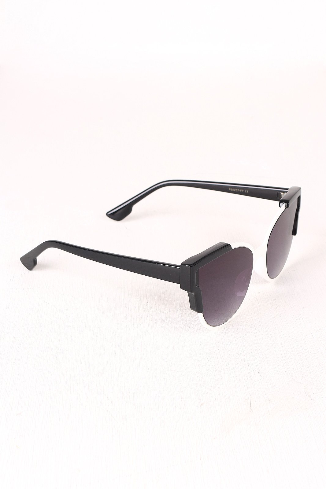 Tinted Retro Clubmaster Sunglasses