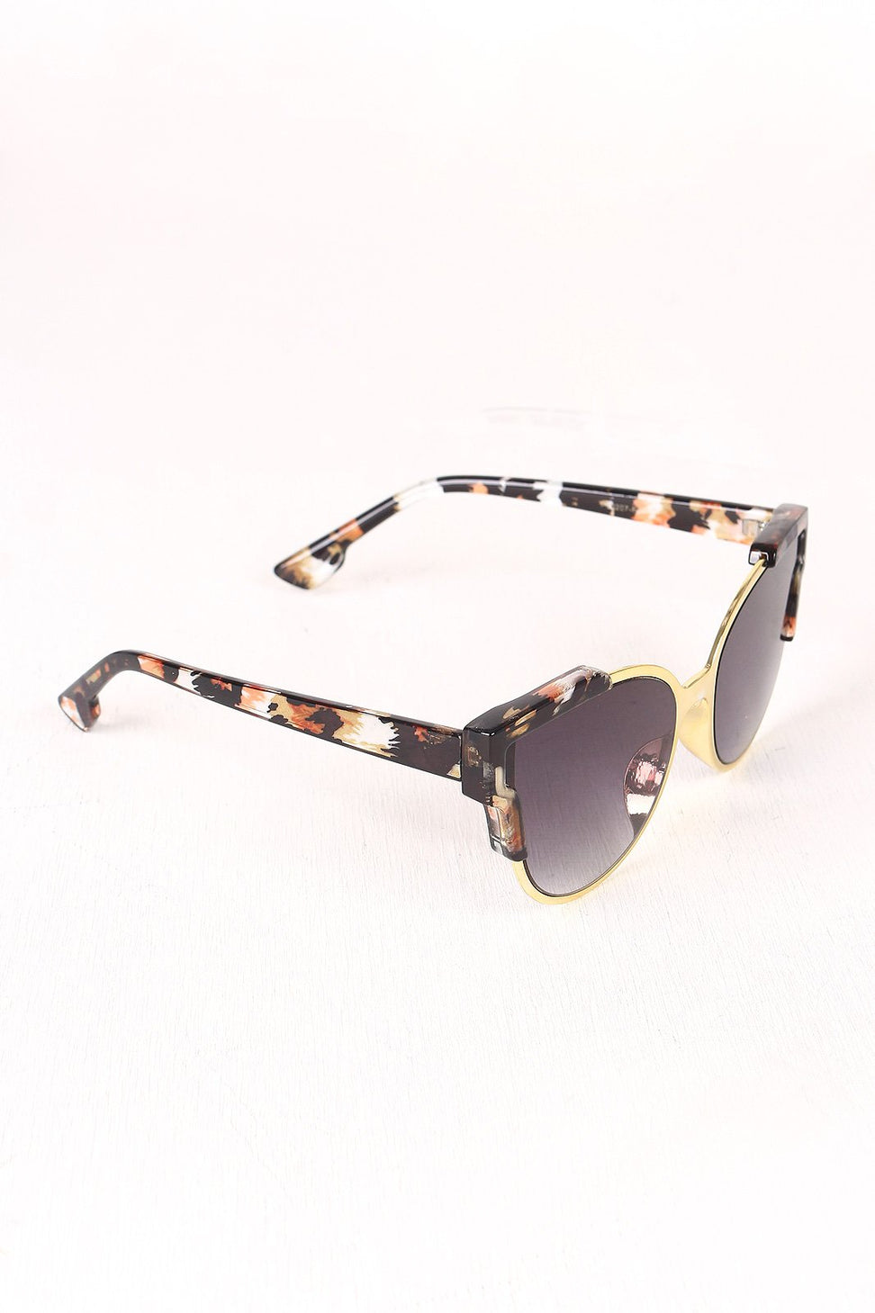 Tinted Retro Clubmaster Sunglasses