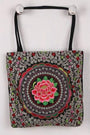 Floral Embroidery Canvas Tote Bag - NoveltyOne