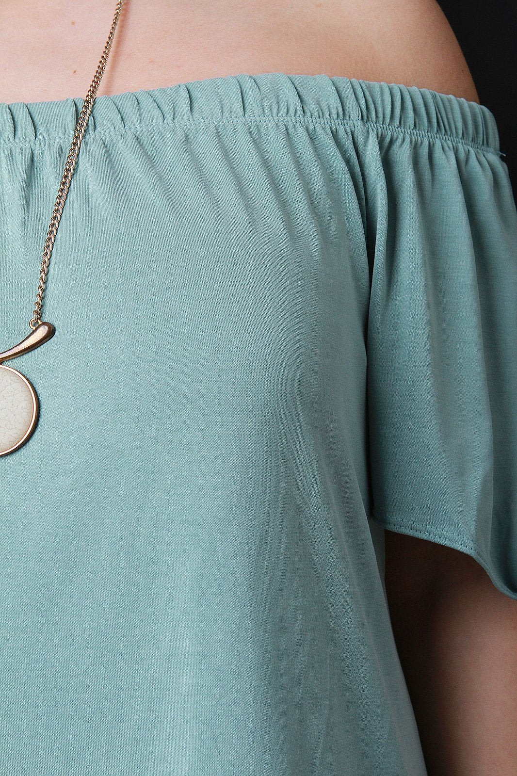 Off The Shoulder Self-Tie Sleeve Shift Dress