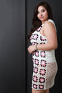 Loose Crochet Knit Sleeveless Mini Dress - NoveltyOne