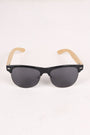 Wayfarer Faux Wooden Arms Sunglasses
